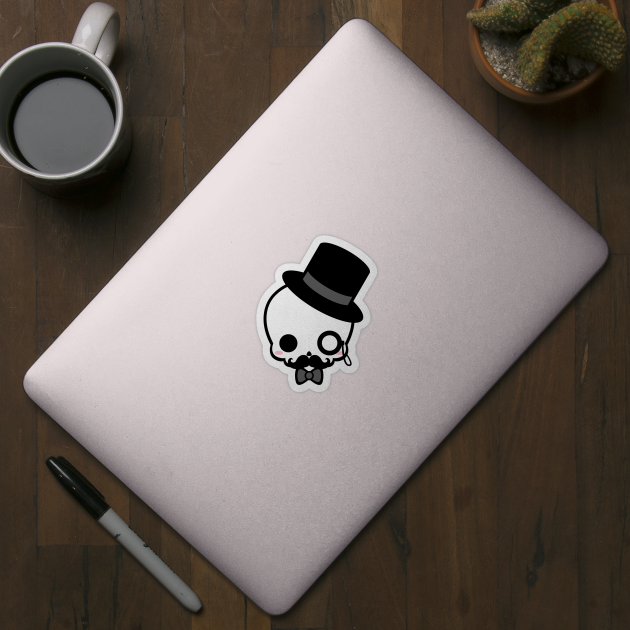 Cute Gentleman Skull by alien3287